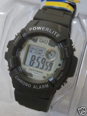 Q&Q by Citizen Powerlite Chrono Alarm Men's Sports Watch -- (M051J003Y) - Image 1 of 4