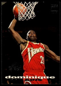 Tarjeta de baloncesto 1993 Stadium Club Dominique Wilkins #4 de los Atlanta Hawks - Imagen 1 de 2