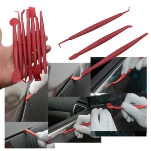 7pcs/set Car Vinyl Wrap Decal Film Squeegee Scraper Tools Kit Felt Film Sticking - Picture 1 of 10