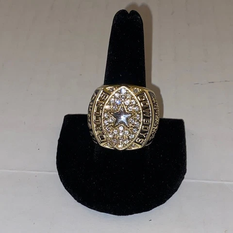 Dallas Cowboys 1992 Championship Replica Super Bowl Player Ring Aikman Cover