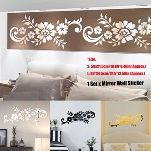Pegatina de pared extraíble de acrílico mural con espejo 3D para decoración del hogar - Imagen 1 de 10