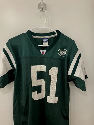 NUEVO Jersey York Jets Vilma Verde Reebok Pantalla Juvenil XL Foto 1 de 2