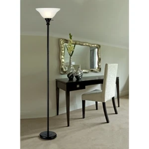 Cal Lighting Torchiere 70" Height Metal Torchiere, Black - BO-213-BK - Picture 1 of 1
