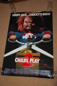 CHILD'S PLAY 2 (1990) - RARE ORIG. ROLLED D/S US 1-SHT POSTER - Foto 1 di 10