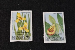 GRENADA GRENADINEN 1984 UPU OP BRIEFMARKEN S 98-99 POSTFRISCH - Bild 1 von 1