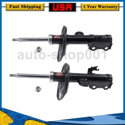 Pair KYB Front Struts Shocks Fits 2012 2013 2016 Toyota Prius V - Image 1 of 4