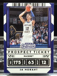 JA MORANT 2020 Contenders DP #12 NBA Memphis Grizzlies Murray State Racers - Picture 1 of 2