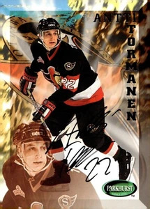 Antti Tormanen - Signed 1995-96 Parkhurst International Rookie Card #415 - Picture 1 of 2