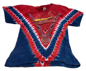 Vintage St Louis Cardinals MLB Baseball Liquid Blue Gr. XL Batik T-Shirt - Bild 1 von 6