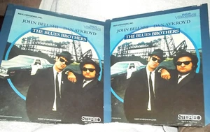 RARE VINTAGE 1980 THE BLUES BROTHERS MOVIE RCA VIDEODISCS PART 1 & 2 COLLECTIBLE - Picture 1 of 8