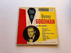 Benny Goodman This IS & His Quartet RCA 45 EPBT 3004, "Immortal Performances" - Picture 1 of 5