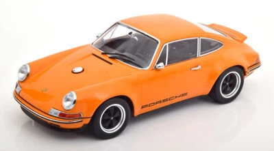 1/18 KK SCALE MODELS Singer Porsche 911 in Orange Model Car  - Image 1 of 4