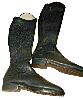 Tuff Rider Belmont  Field Boots-11 W English Riding LEATHER /hard rubber soles - Image 1 of 4