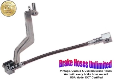 后不锈钢制动软管福特野马 5.0,1989 1990 1992 1993 — 第 1/2 张图片