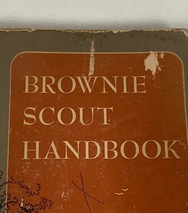 Vintage Pfadfinder Brownie Buch 1951 Handbuch Hardcover GSA Landhaus rustikal - Bild 1 von 12