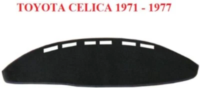 TAPETE DE PAINEL PRETO, DASHMAT, CAPA DE PAINEL FIT TOYOTA CELICA 1971 - 1977, - Imagem 1 de 4