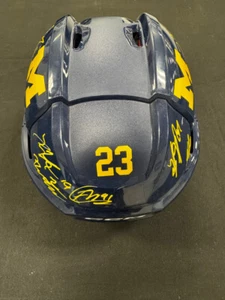 Michigan 2023 Frozen Four Team Signed Autographed Helmet Hughes +++ Rinkside - Picture 1 of 7