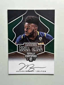 2016 Totally Certified Rookie Roll Call Autograph Jaylen Brown Boston Celtics RC - Picture 1 of 10