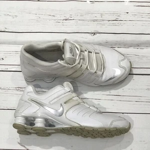 Nike Shox Current Shoes Sz 6Y GS White Silver Platinum Grey 739637-102 Youth - Picture 1 of 8