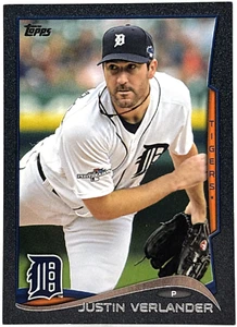 2014 Topps Mini - Justin Verlander - Black Parallel /5 Tigers - Bild 1 von 2