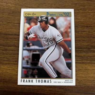 1992 O-Pee-Chee Premier - Frank Thomas #59 Chicago White Sox - Image 1 of 2