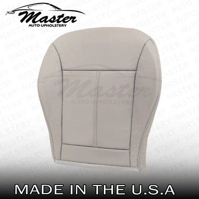 Replacement 2007 - 2014 Fits Ford Edge Driver Bottom Gray Leather Seat Cover - Image 1 of 4