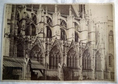 Fotografía original c1890 con respaldo de lino sepia 15" x 11" Turín Palazzo Carignano Foto 1 de 3