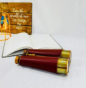 Binoculares Opera Estilo Vintage, Cuero Negro con Borde Plateado, Teatro Compacto - Imagen 1 de 11