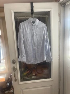 Ralph Lauren Men’s Dress Shirt | Sz 15.5 34/35 | Blue Check Performance Stretch - Picture 1 of 6