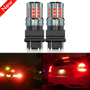 3157 LED Super Red Brake Tail Bulbs Light For Ford Super Duty F150 F250/F350 - Picture 1 of 12