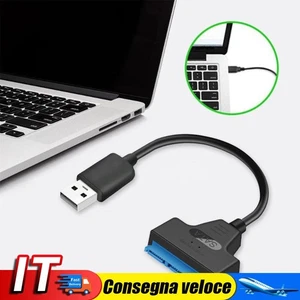 USB 2.0 to SATA 22Pin High Speed 480Mbps External Power Adapter Converter Cable - Afbeelding 1 van 12