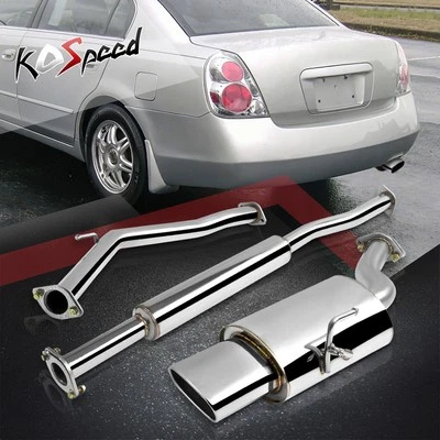 SISTEMA DE ESCAPE CATBACK RENDIMIENTO ACERO INOXIDABLE PARA 02-06 NISSAN ALTIMA 2.5L Foto 1 de 4