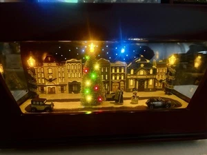 Mr Christmas Animated Symphony of Bells Lidded Wooden Music Box 70 Songs Rare - Picture 1 of 11