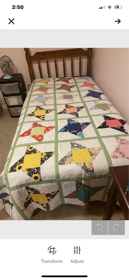 Edredón Full Twin Friendship Star Foto 1 de 3