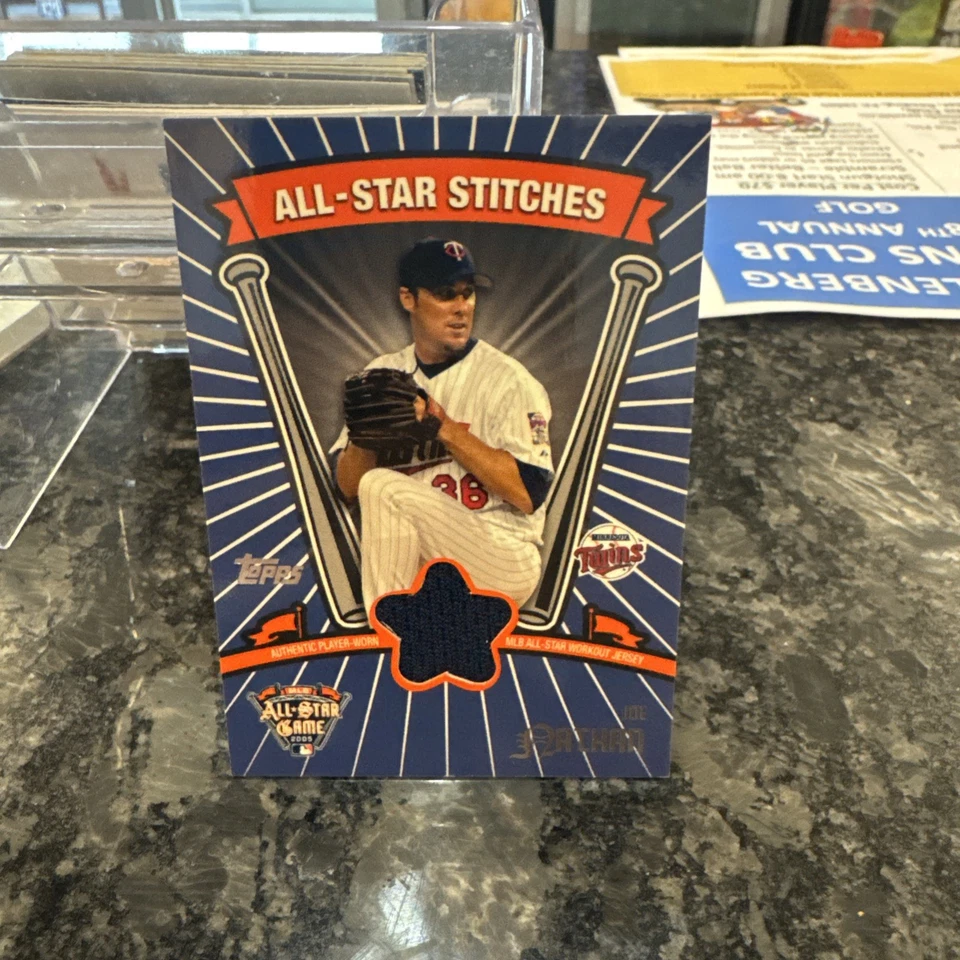 2005 Topps Updates & Highlights - All-Star Stitches Joe Nathan #ASR-JN (MEM) - Image 1 of 1