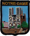 Paris Notre Dame de Paris Embroidered Patch