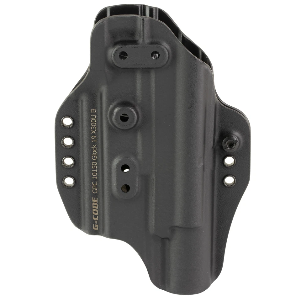 G-Code Prime Carry Holster Black Lightweight for Glock 19 19 Gen 3-5 X300U-B