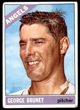 1966 Topps George Brunet California Angels #393