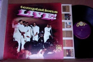 EX 1967 original GORDY Lp album The Temptations Live Get Ready Beatles Yesterday - Picture 1 of 12
