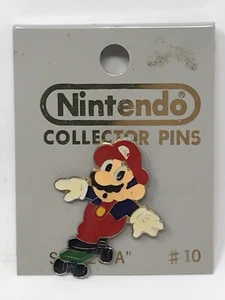 Nintendo Collector Pin Enamel #10 Mario w/ Skateboard Series A 1989 - Picture 1 of 3
