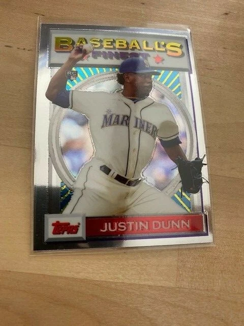 Justin Dunn  2020 Topps Finest Flashbacks RC - Seattle Mariners - Image 1 of 1
