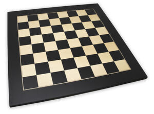 NEW Chess Board hand made in Spain by Rechapados Ferrer #1135 -BLACK DELUXE