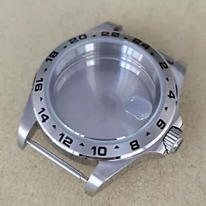 39MM Metal Watch Case Magnifying Sapphire Accessory for NH34/NH35/NH36 Movement - Picture 1 of 5