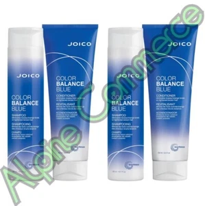 *2-Pairs* Joico Color Balance Blue Shampoo & Conditioner Brown Hair - Picture 1 of 8