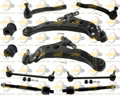 Lower Control Arms For 13-18 Toyota Avalon XLE Tie Rods Ends Sway Bar Bushings - Image 1 of 4
