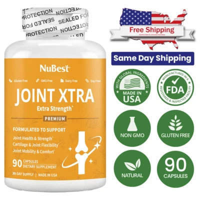 NuBest Joint Xtra – 联合支持、灵活性和移动性 – 90 粒胶囊 — 第 1/4 张图片