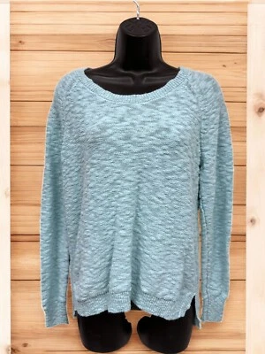 Calvin Klein Jeans Womens Crew Neck Sweater Long Sleeve Light Blue Size Medium - Image 1 of 4