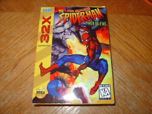 Amazing Spider-Man Web of Fire Sega Genesis 32X Complete