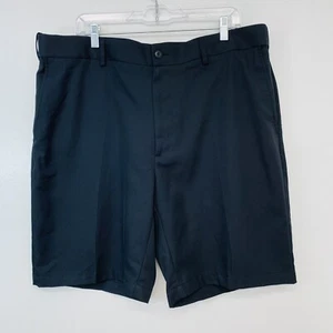 PGA Tour Shorts Men 38 Black Pockets Adjust Waistband Casual Work Golf Travel - Picture 1 of 6