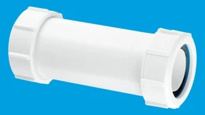 40 42 43mm 1 1/2" Repair Coupling one end Slip Coupler Waste Pipe Bath Sink - Picture 1 of 5